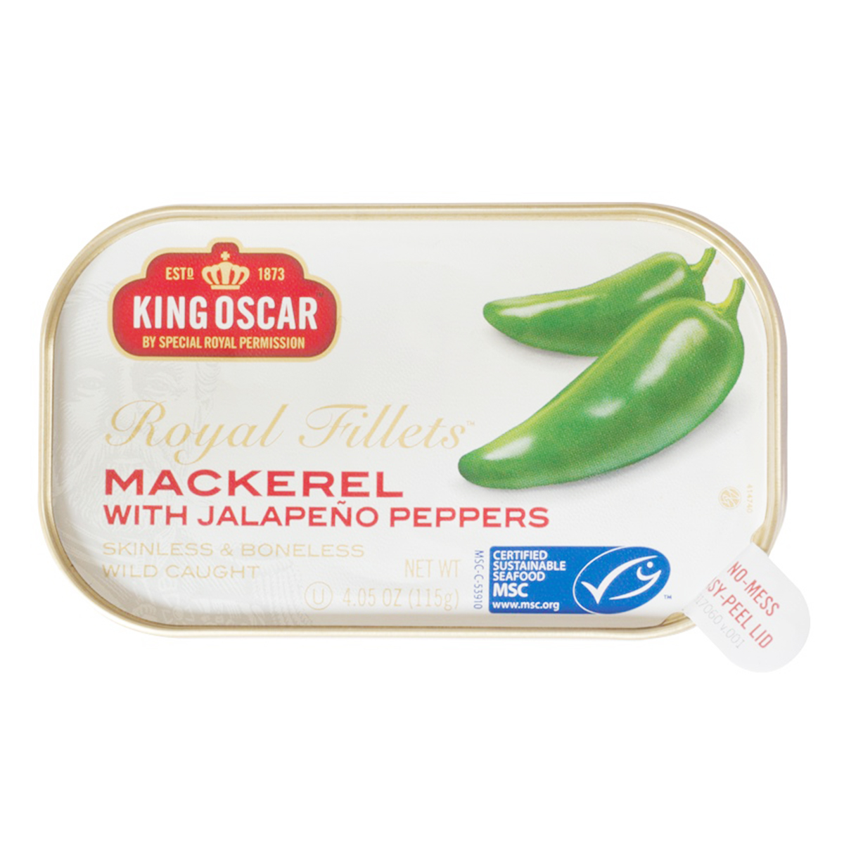 King Oscar Mackerel With Jalapeno