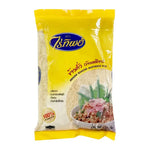 Raitip Ground Roasted Glutinous Rice 500g package showing dry grocery product with rice grains in a clear container