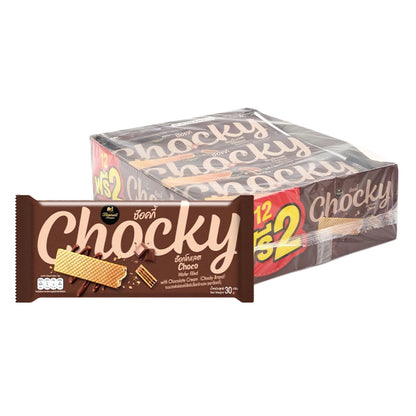 Chocky Cream Butter Chocolate Wafer 12 Pcs 30g