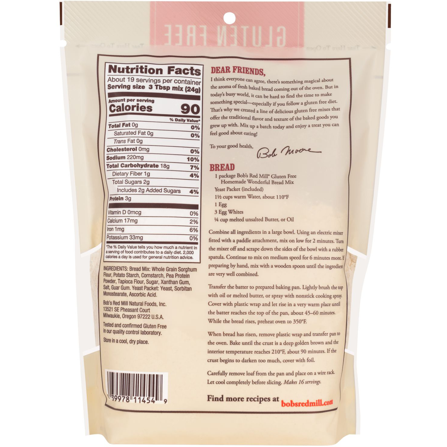 Bob's Red Mill Homemade Bread Mix