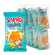 MAKADO Poppy Pop Potato Fries Corn Cheese flavor snack, 24g packet, crispy snack with cheesy corn flavor, 12-pack.