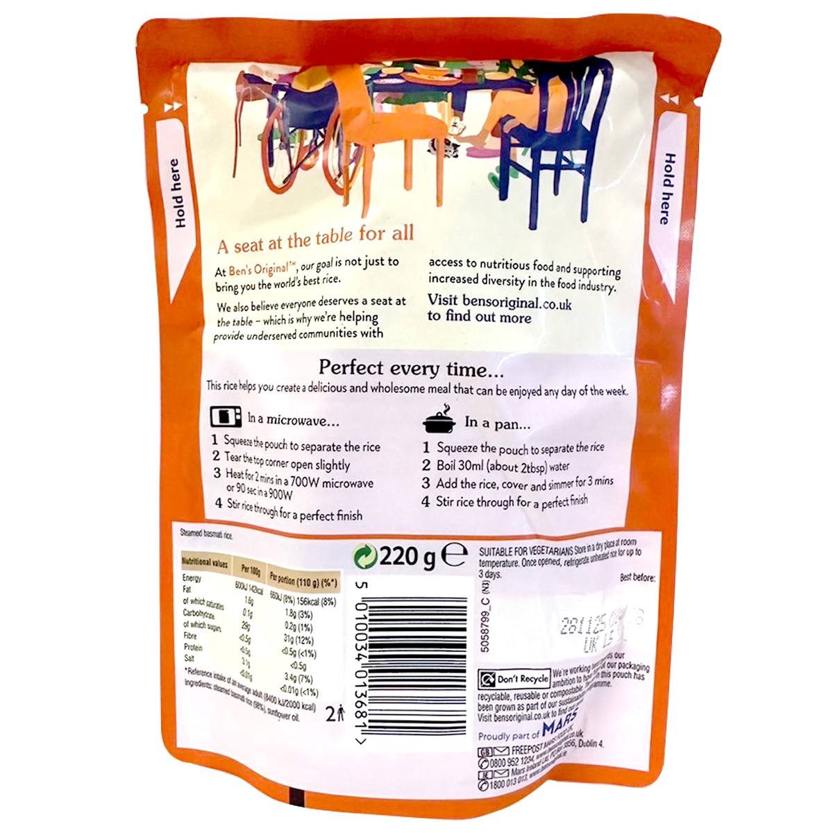 Ben's Original Basmati Microwave Rice