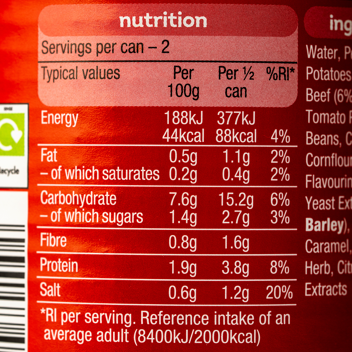 Heinz Beef Broth Soup