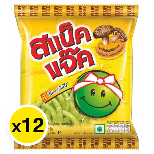 Snack Jack Green Pea Snack Shiitake Mushroom Flavour 17g x12
