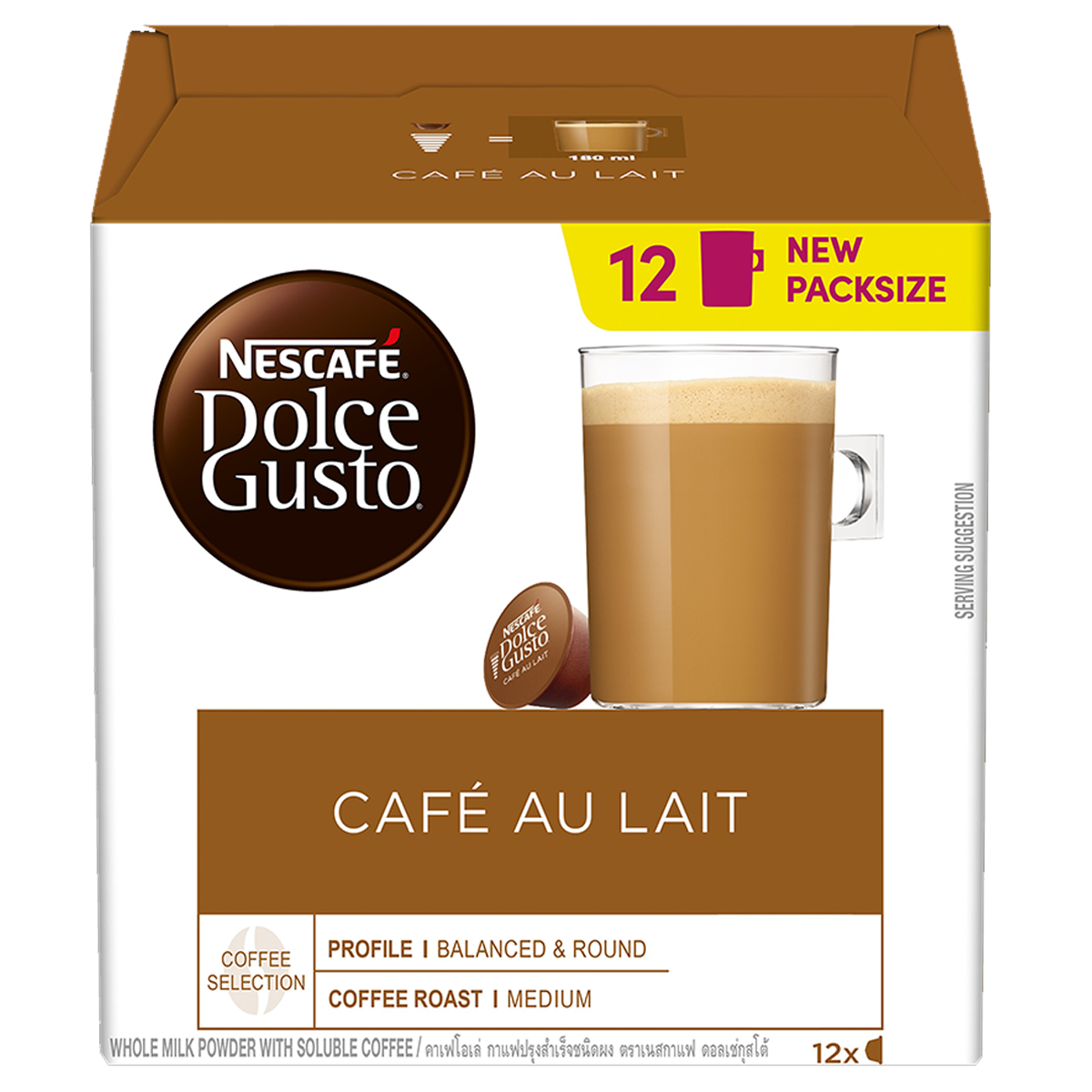 Nescafe Dolce Gusto Cafe Aulait