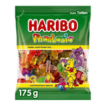 Colorful Haribo Phantasia confectionery snacks in assorted shapes and flavors, featuring bright, vibrant packaging.