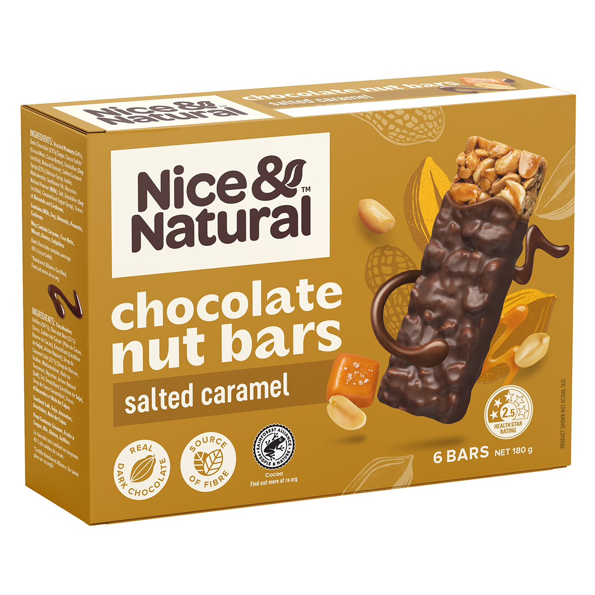 Nice & Natural Nut Bar Salted Caramel