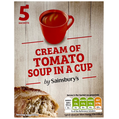 Sainsbury's Cream Of Tomato Soup In A Cup