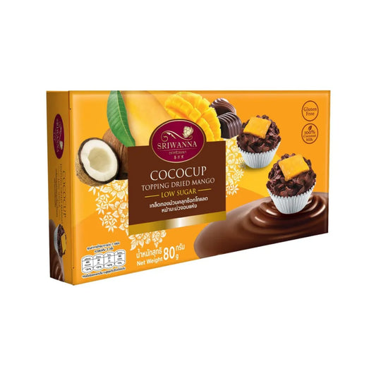 SRIWANNA Crispy Thong Rolls Mixed With Chocolate And Dried Mango