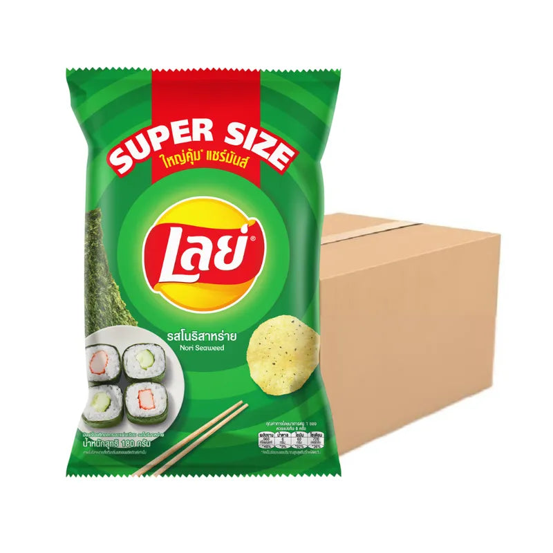 LAYS CLASSIC NORI SEAWEED 180g x12
