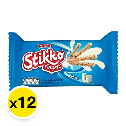 Arnotts Stikko Wafer Vanilla 12g x12