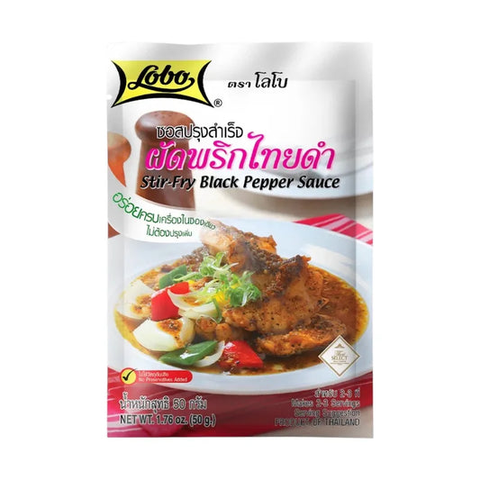 Lobo Ready-made Stir-fried Sauce With Black Pepper 50g