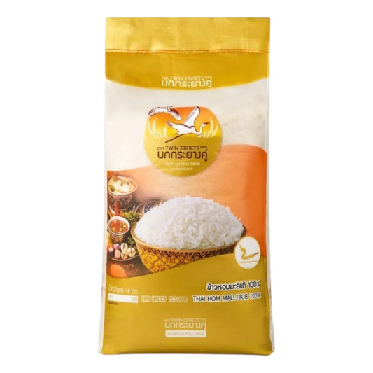 Nokkrayangkoo Double Egret 100% Authentic Jasmine Rice Yasothon