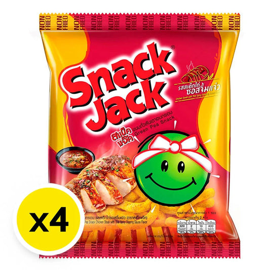 Snackjack Green Pea Snack Chicken Steak With Thai Spicy Dipping