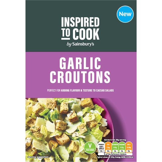 Sainsbury's Garlic Croutons Inspired To Cook