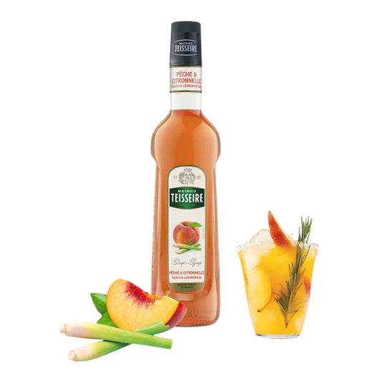 Mathieu Teisseire Peach & Lemongrass Syrup 700ml