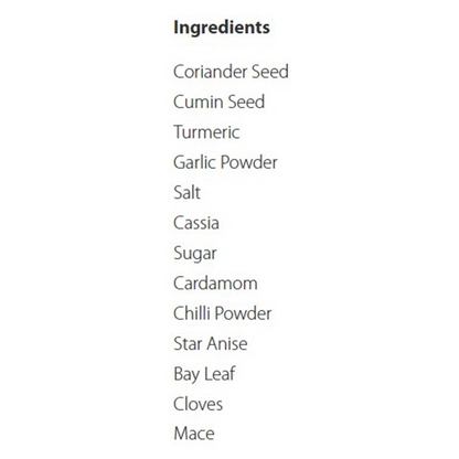 Sainsbury's Itc Mild Curry Powder