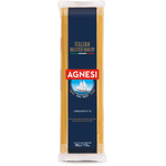 Agnesi Linguine #10 pasta in a white package, ideal for Italian cuisine and gourmet cooking.