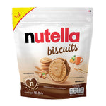 NUTELLA Nutella Biscuits, 193.2g, crispy snack cookies with Nutella hazelnut spread filling in a colorful package.