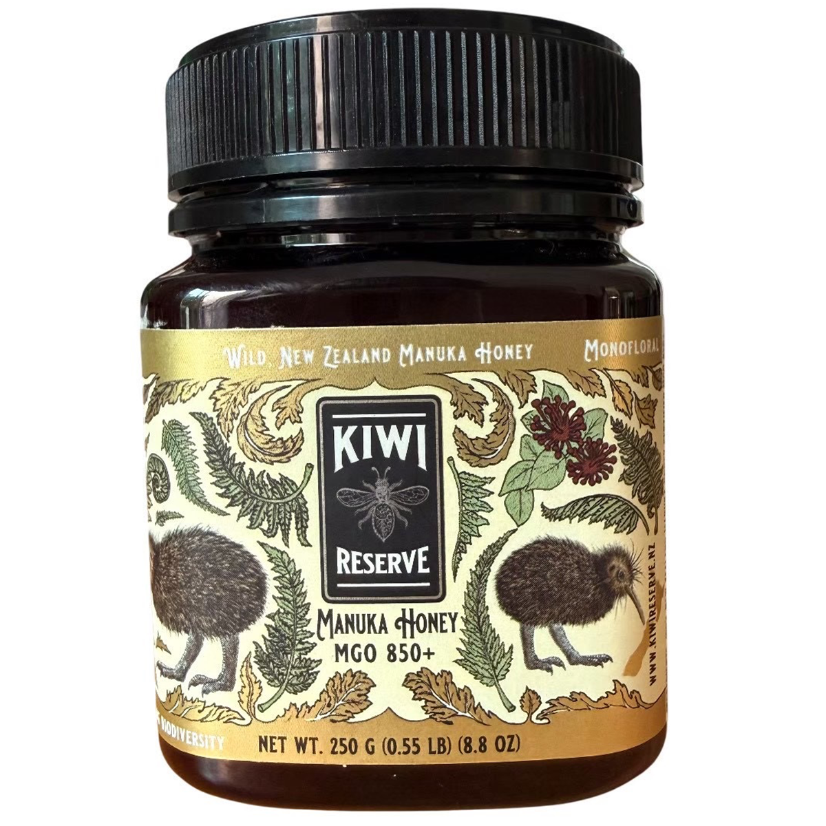 Kiwi Reserve NZ Monofloral Manuka Honey MGO 850+