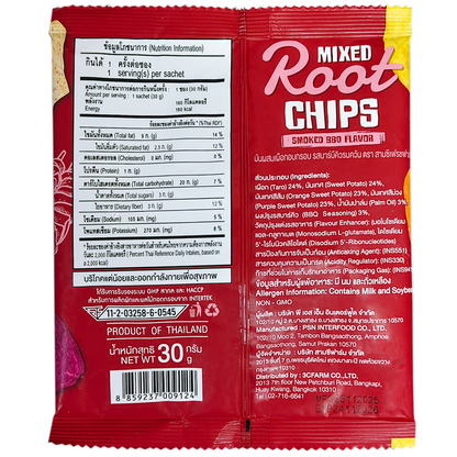 3c Freshfarm Mixed Root Chips Smoked Bbq
