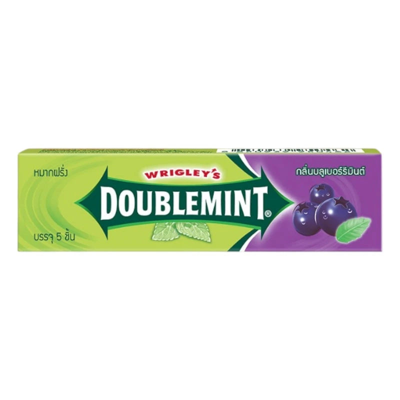 Doublemint Double Mint Chewing Gum Blueberry Mint Flavor 13.5g