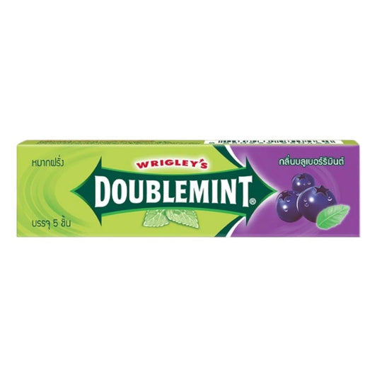 Doublemint Double Mint Chewing Gum Blueberry Mint Flavor 13.5g