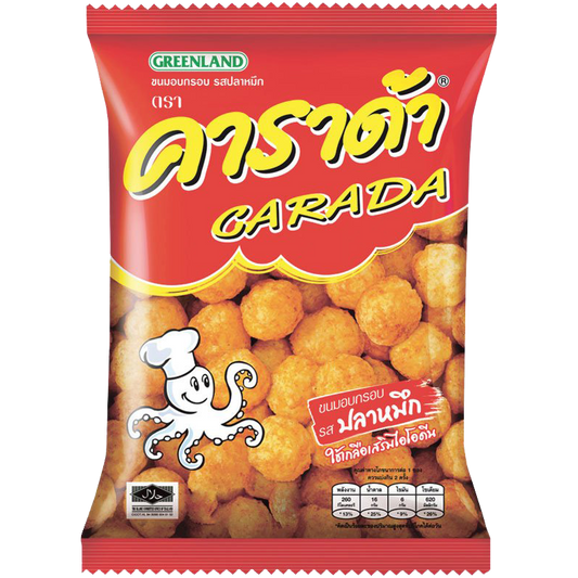 Carada Rice Ball Snack Squid Flavour