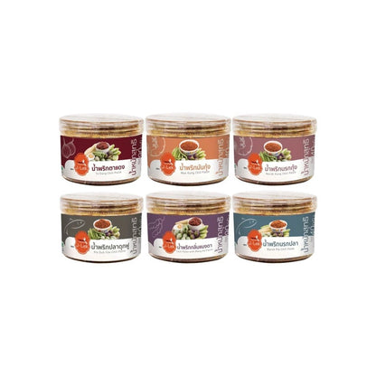 J-lek Mixed Flavor Chili Paste Pack6