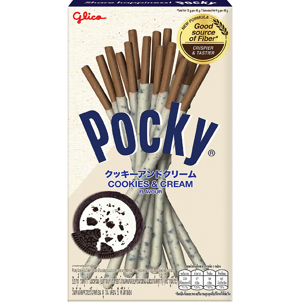 Glico Pocky Cookie And Cream