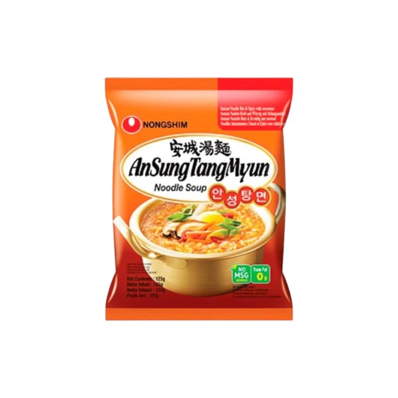 NONGSHIM [single Packet] Ansung Tang Myun Noodle Soup Ansung