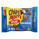 Chips More Mini Original Chocolate Chip Cookies in a snack package, displaying small, chocolate chip cookies perfect for on-the-go treats.
