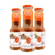 J-LEK Grilled Food Dipping Sauce Jaew in glass bottles, 360g each, three-pack, showcasing the savory sauce with a pour spout.
