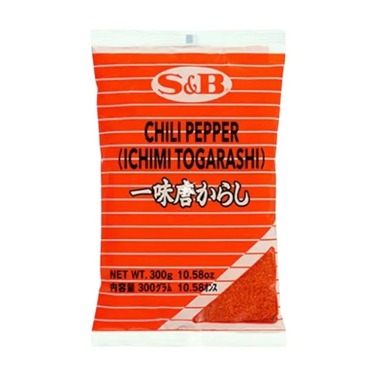 S & B Marco Polo Chili Pepper Ichimi Togarashi 300g x4 bags