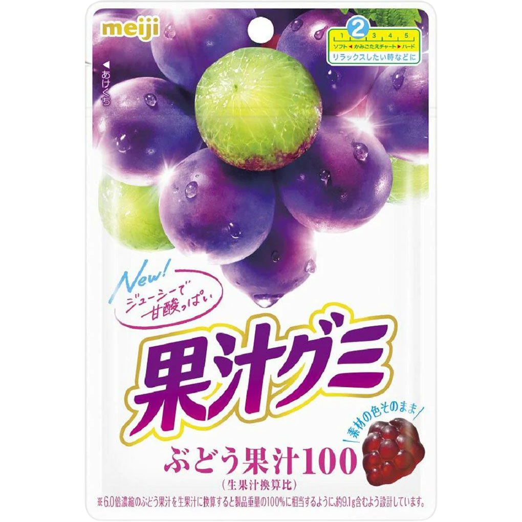 Meiji Kajyu Gummy Grape