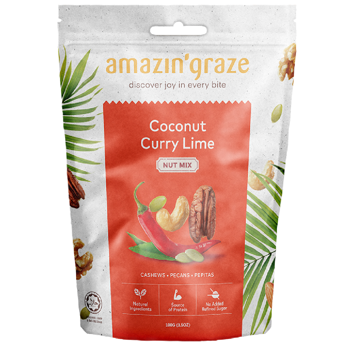 Amazin’graze Coconut Curry Lime Nut Mix