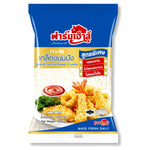 Farmhouse Special Formula Bread Crumbs 1kg in a clear plastic bag, dry grocery product for baking and cooking.