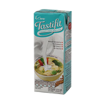 4care Tastifit Coconut Cream Alternative in a container, dairy-free cooking ingredient for smoothies and recipes.