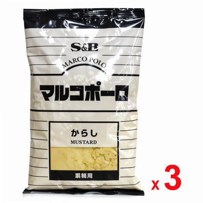 S & B Marco Polo Japanese Mustard Powder And Turmeric 300g x3