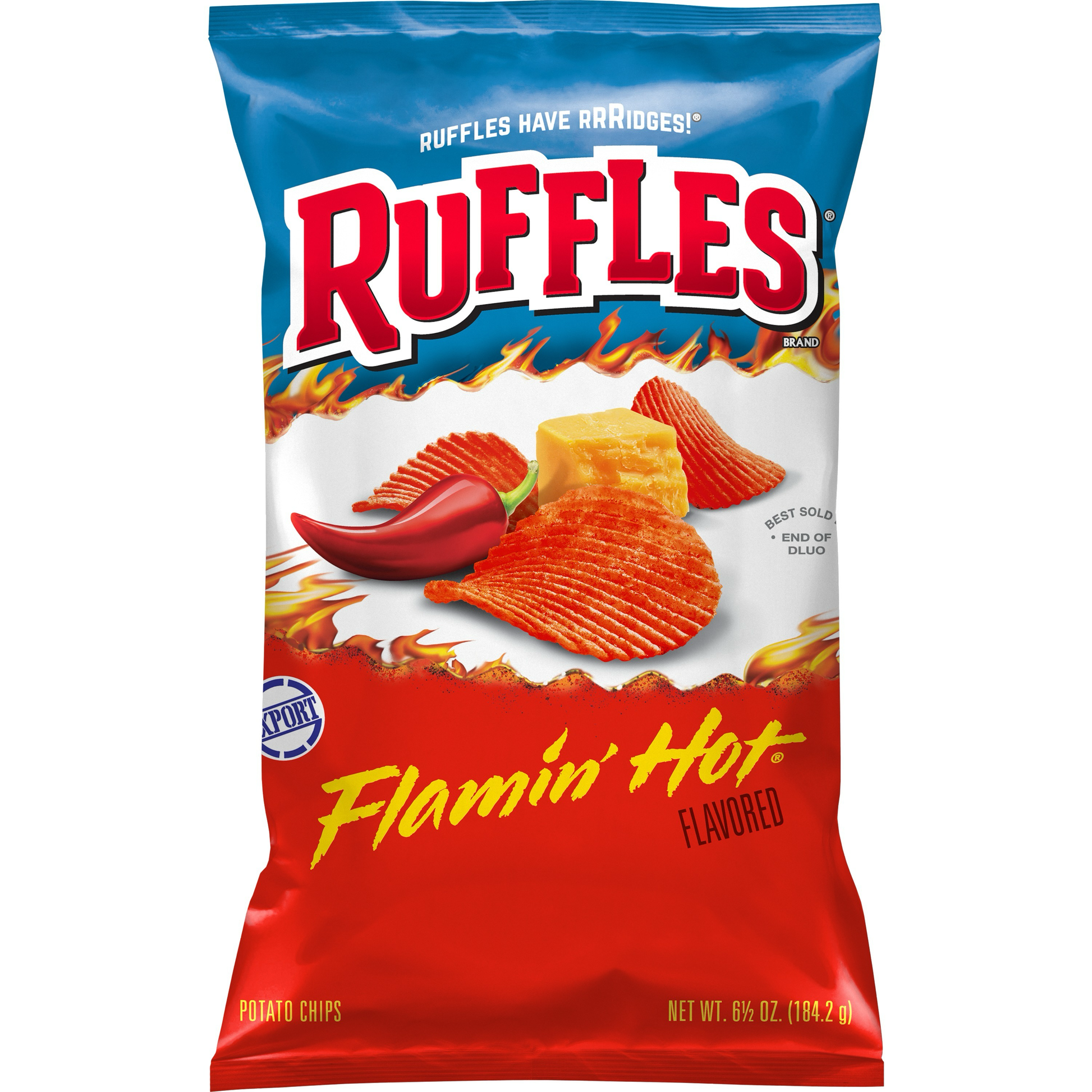 Ruffles Flamin Hot Flavored Chips