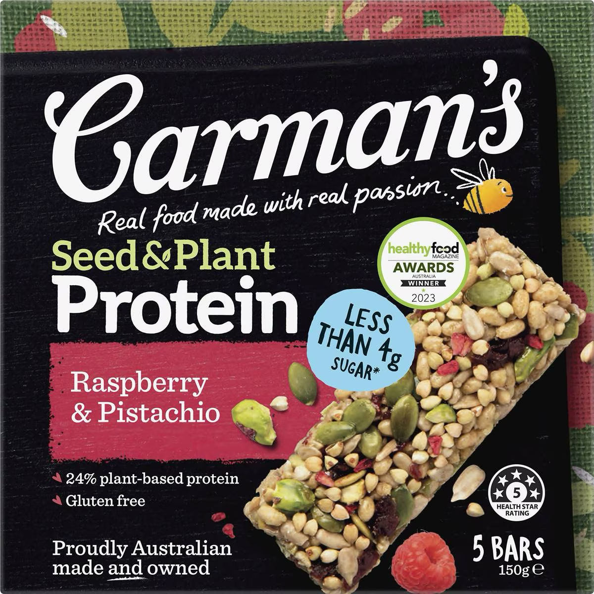 Carman's Seed Plant Raspberry Pistachio