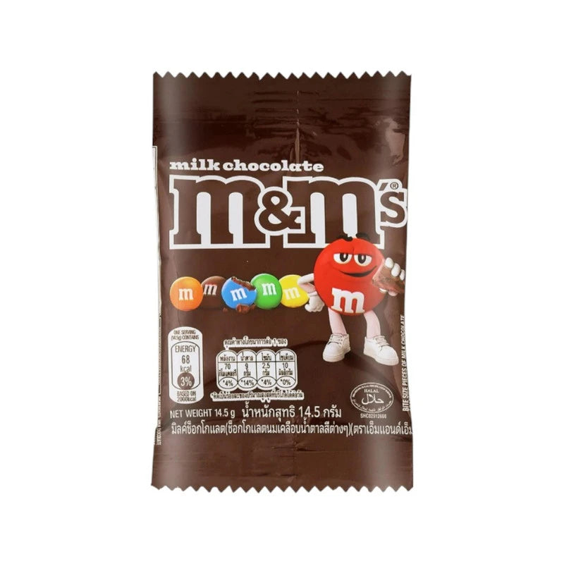 M&M [pack Of 20 Pieces] 's Milk Choco 's Milk Chocolate 14.5g