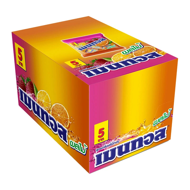 Mentos Mini Bag Fruit Candy 18.9g x12