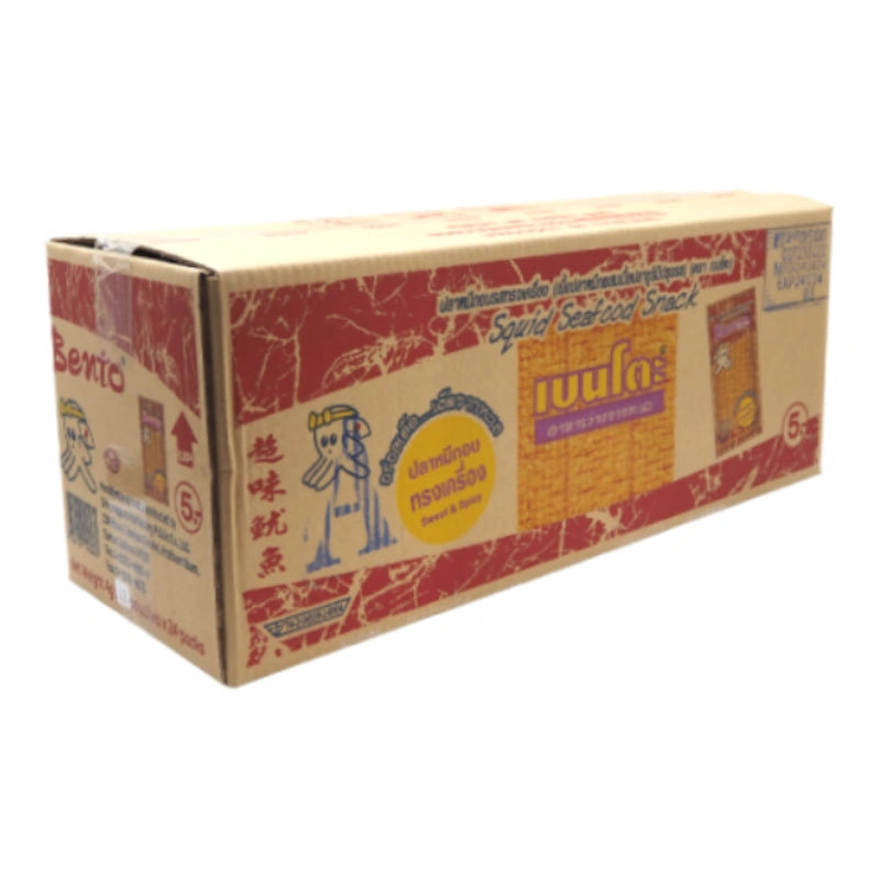 Bento Squid Seafood Snack Sweet & Spicy 4g x288