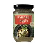 Tepa minced coriander root garlic and peppercorn in a grocery package, ready for culinary use.
