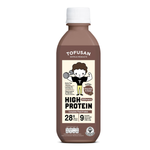 Tofusan High Protein Soy Milk in Dark Chocolate flavor, showing a healthy plant-based soy milk carton with dark chocolate branding.