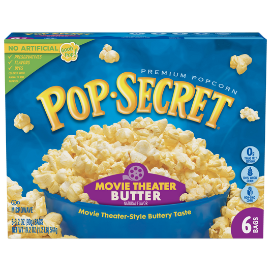 Pop Secret Movie Theater Butter Popcorn
