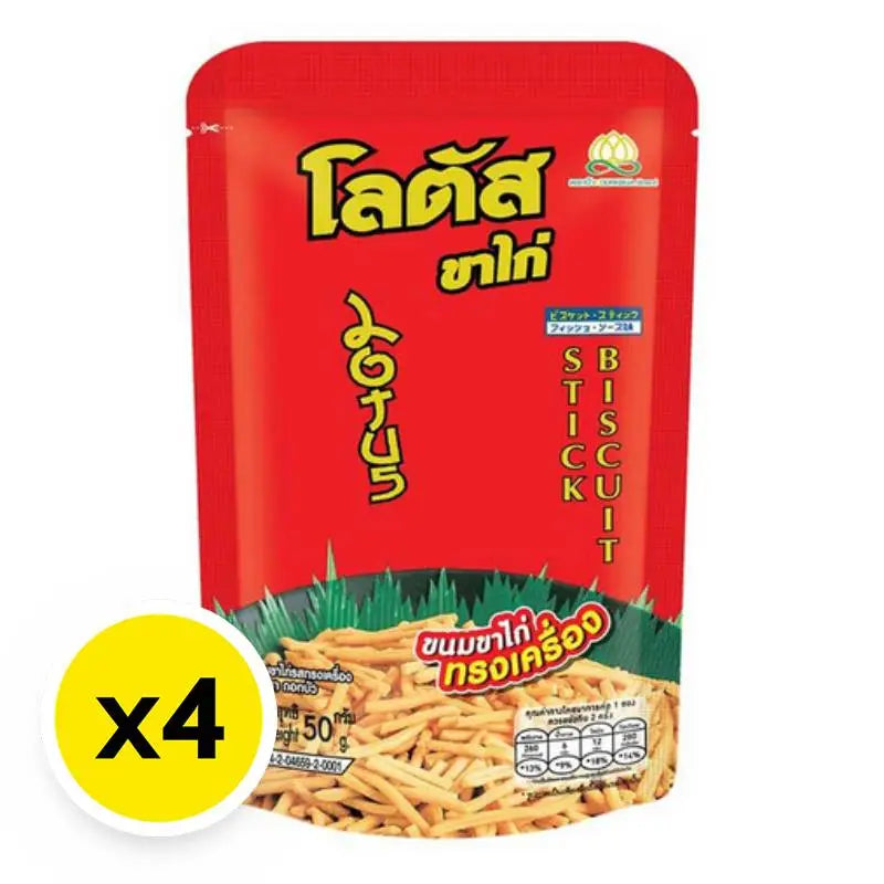 Lotus Stick Biscuit 50g x4