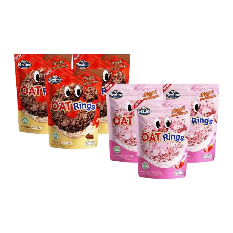 Nezline Oat Rings In 3 Flavors Snacks 60g