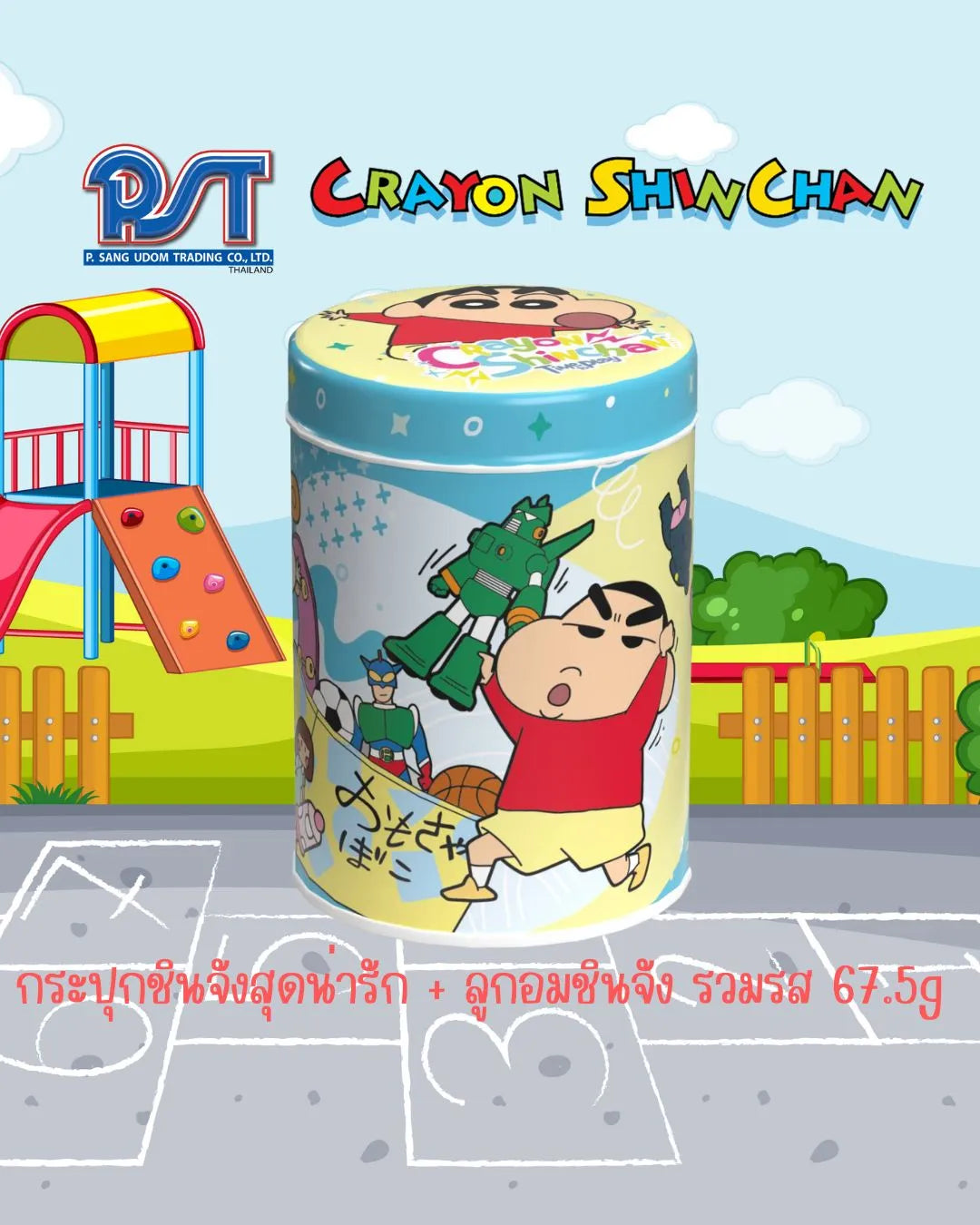 Shinchan Crayon Candy Mixed Flavors Cola Lime Soda Tamarind And